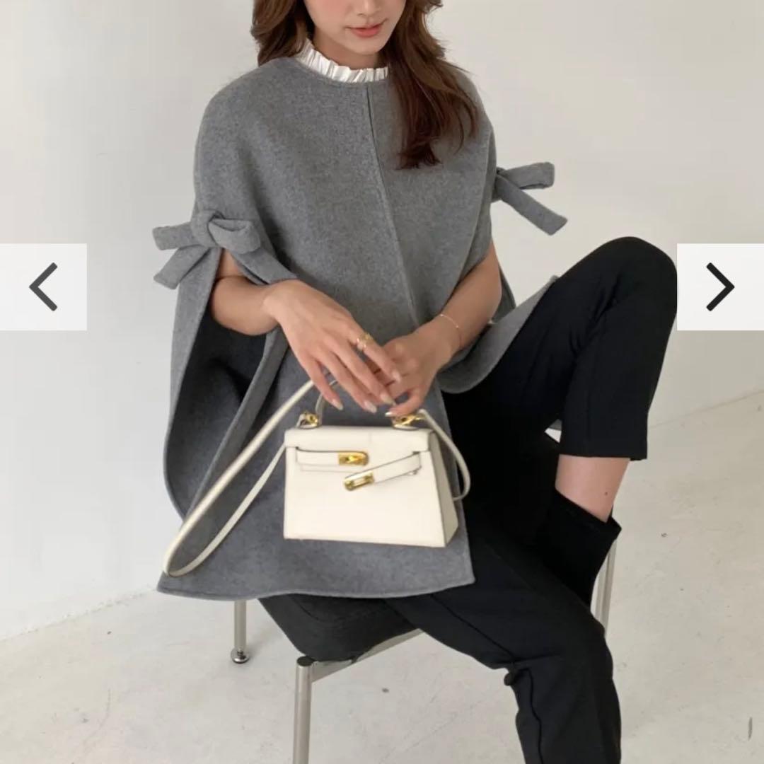 ジャケット・アウター BB RIBBON MANTLE GRAY