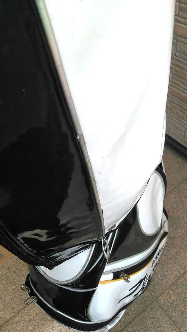 希少 阪神タイガース エナメルキャディバッグ ゴルフバッグ 9.5型