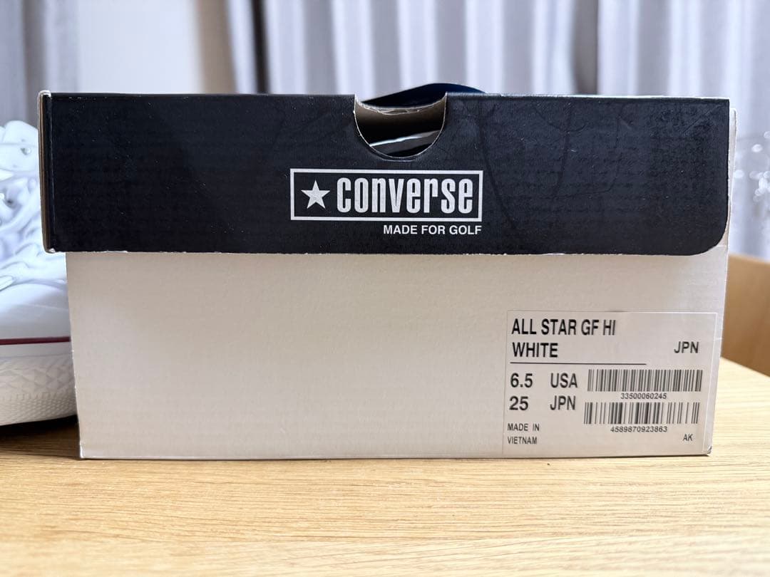 CONVERSE ALL STAR ゴルフシューズHI ホワイト 6.5 USA