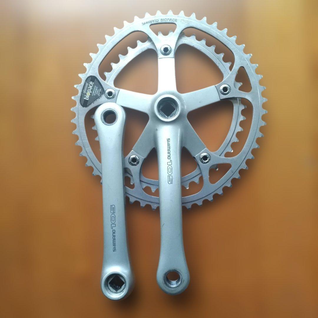 Shimano 105 クランクセット シルバーRD・FD2300