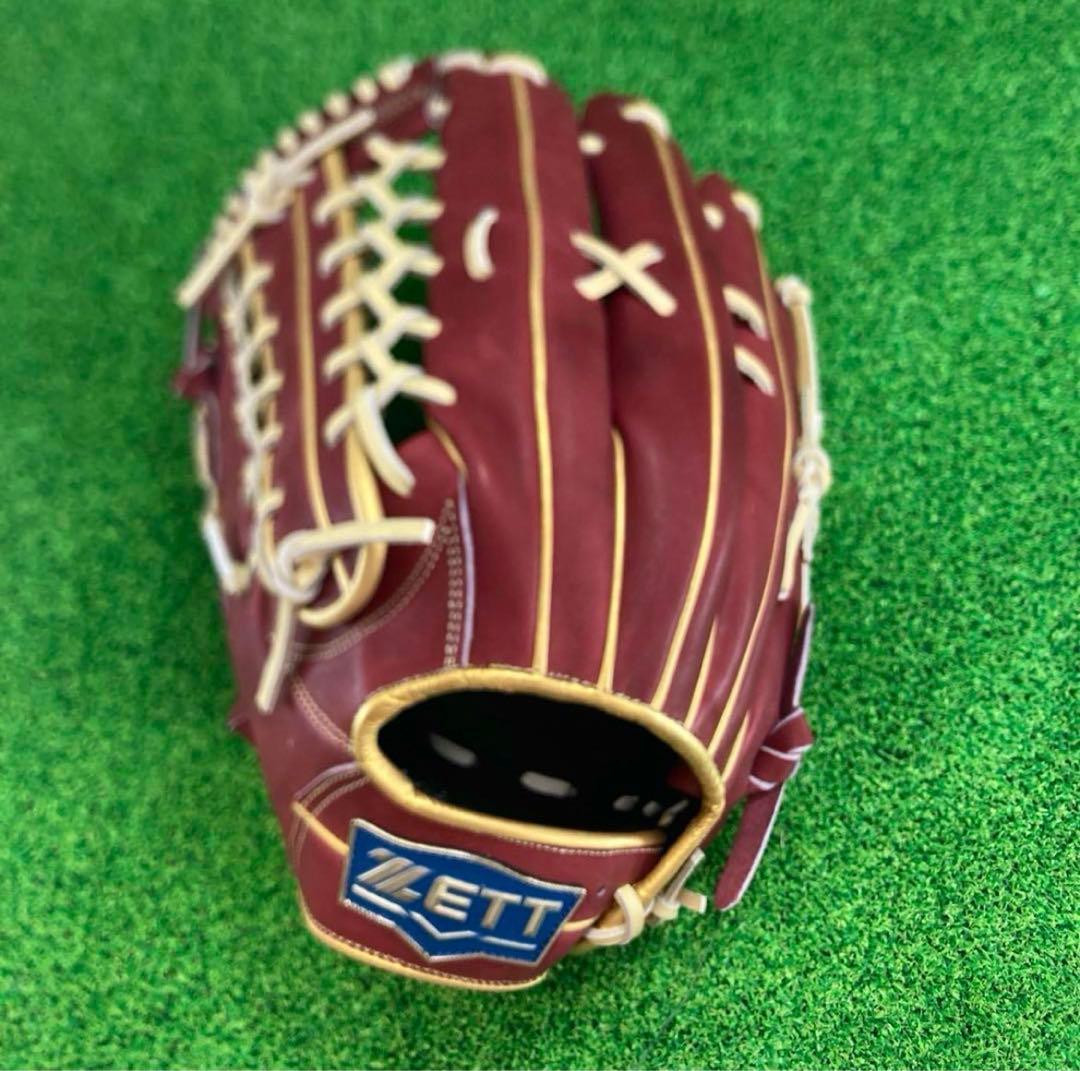 ZETT ゼット 外野手用 グローブ 海外 硬式野球 左投げ 972
