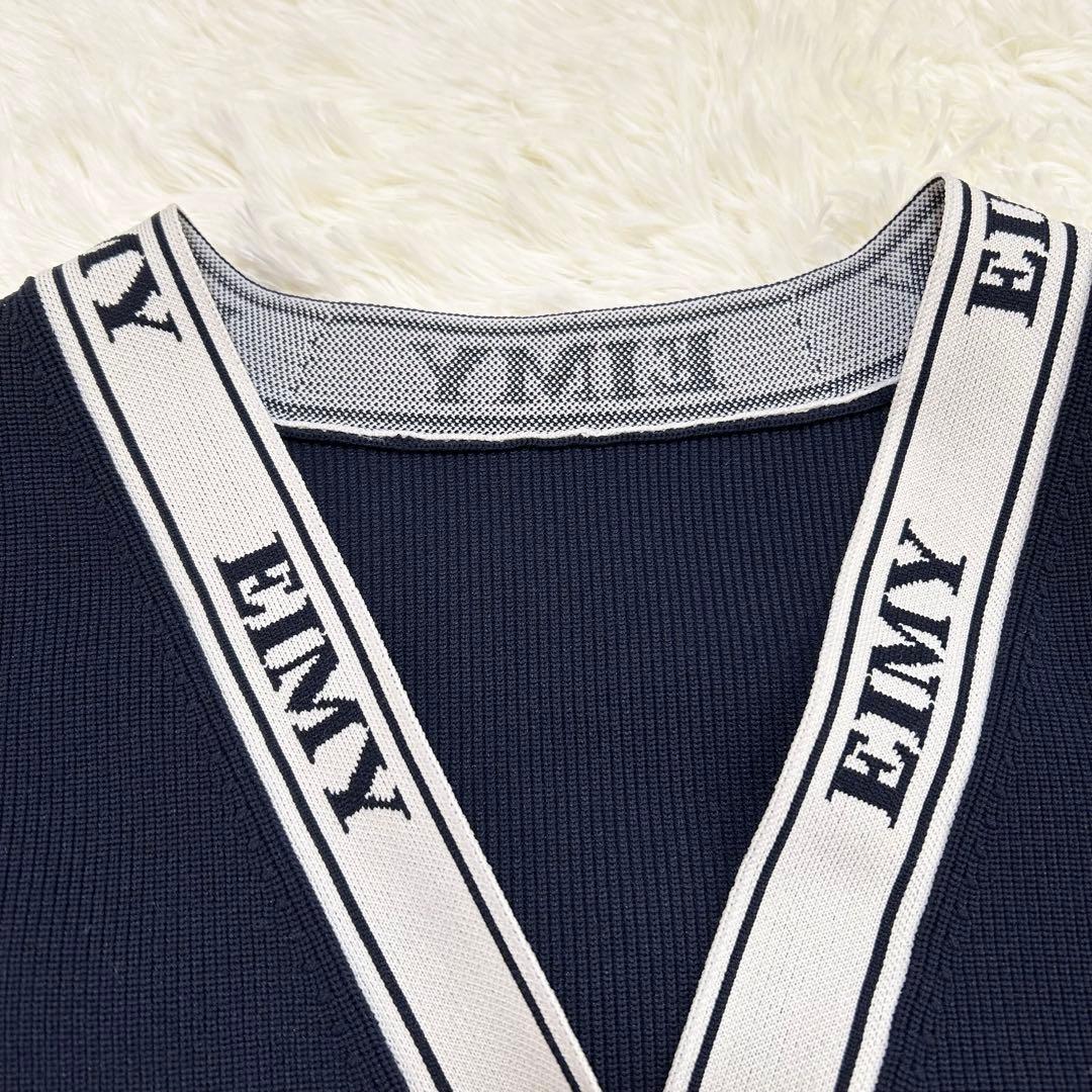 美品 エイミーゴルフ カーディガン カレッジカーディガン EIMY GOLF