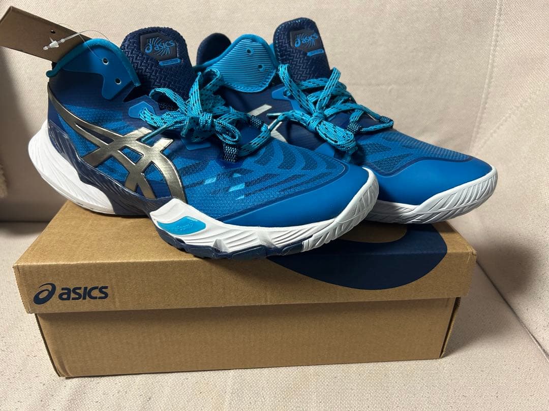 ASICS RISE  BLUE アシックス　メタライズ