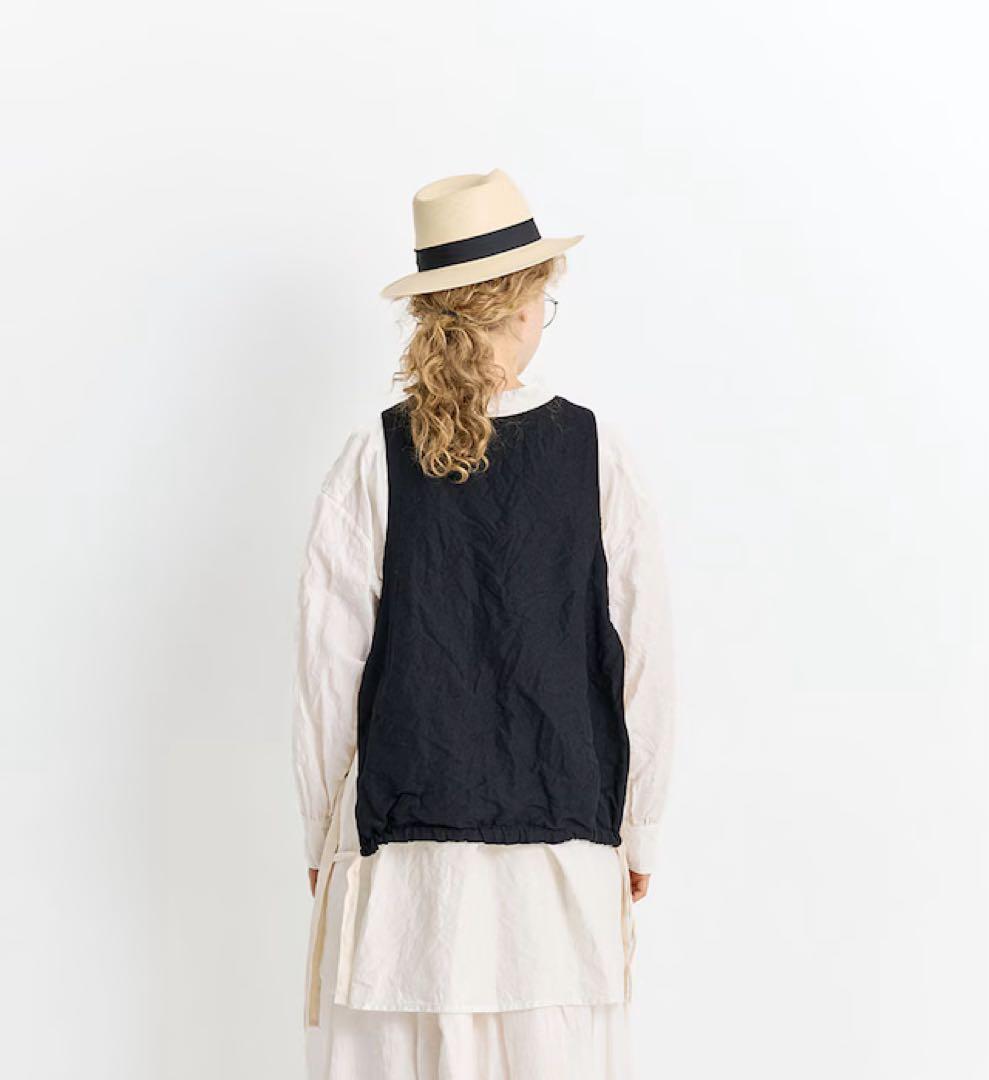 今期新品⭐︎Veritecoeur⭐︎VC-2804　ウールリネンリバーシブルベスト