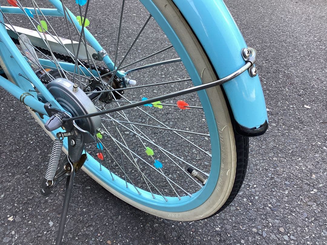 大阪府高槻市引取限定　　22インチ子供用自転車　ヘルメット付き