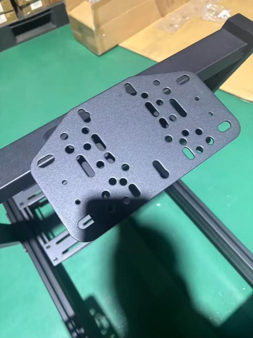 M*.様 組立品 シムレーシングコックピット シート シフター台 安定足付き 送