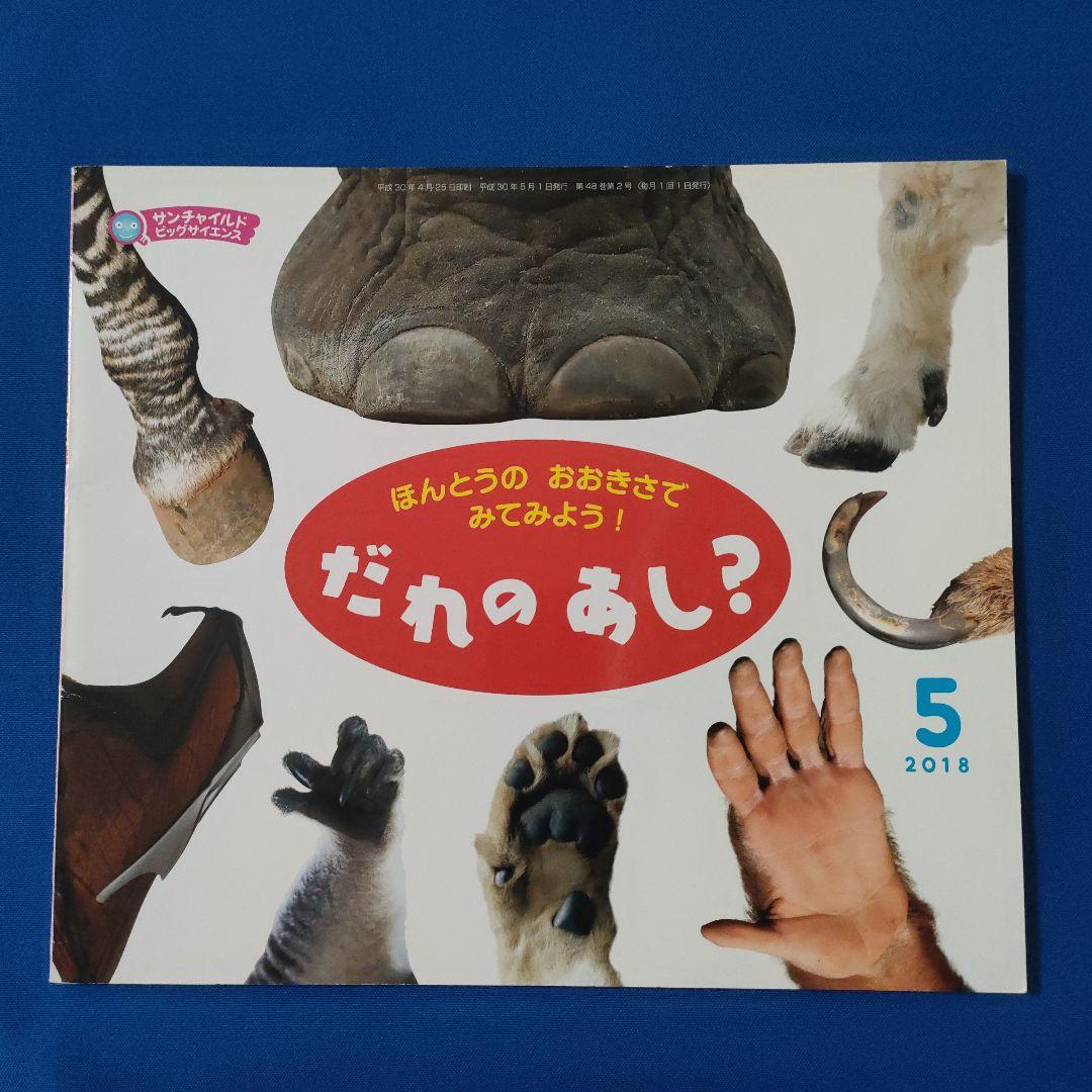 ビッグサイエンス　キンダーブックしぜん　どうぶつのからだ　あし　かお　もよう