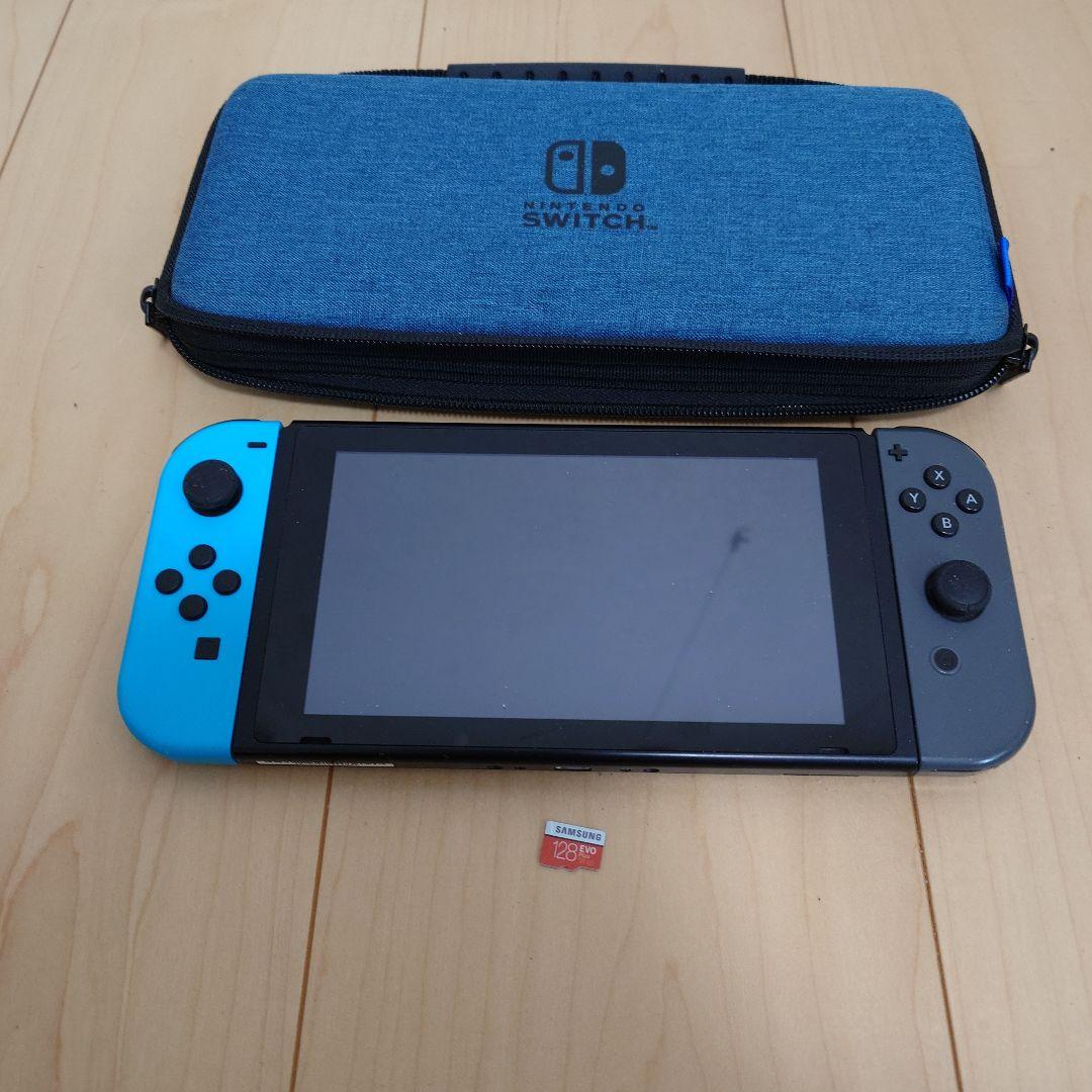 Nintendo Switch 青/灰 128GB microSD付き