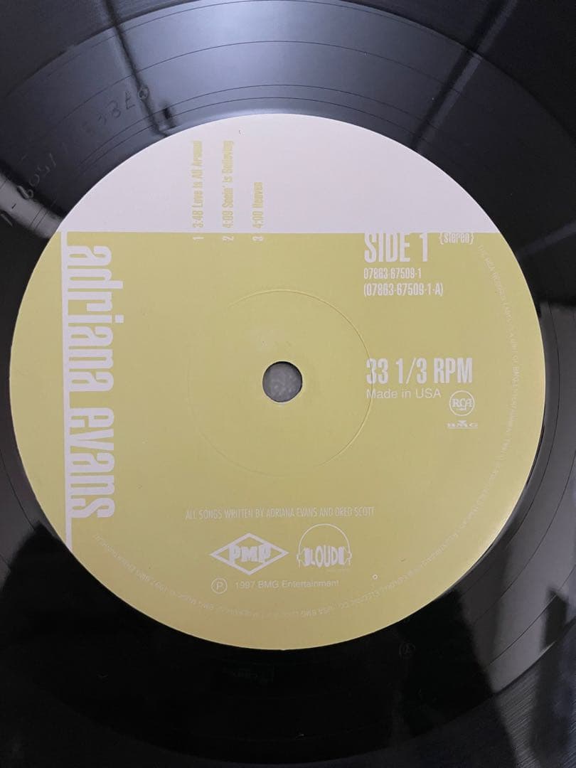 【美品レア・USオリジナル】Adriana Evans アルバム レコード