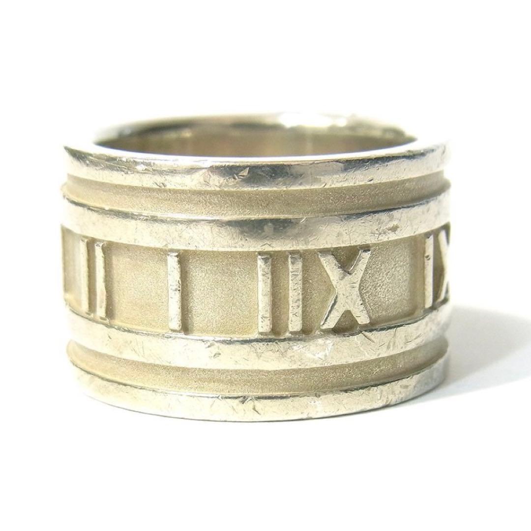 TIFFANY シルバー ローマ数字 アトラスリング 1995年製 8.5号
