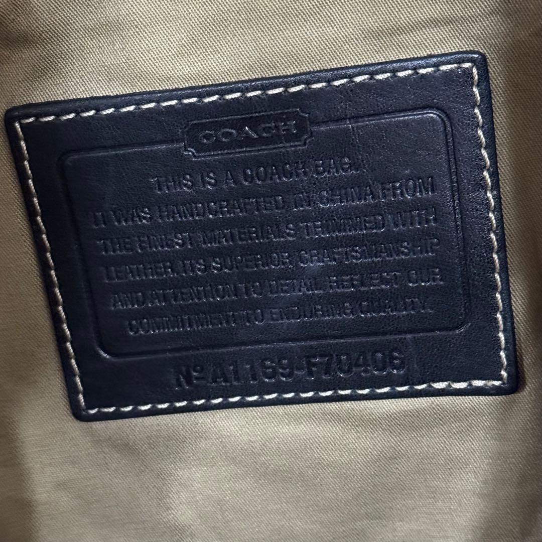 【レア】COACHコーチ キャンバス レザーショルダートートバッグ2WAY⭐︎A4