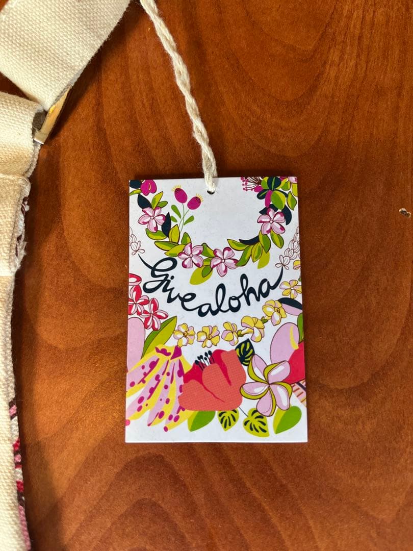 【Foodland HAWAII】GiveAloha 花柄エプロン