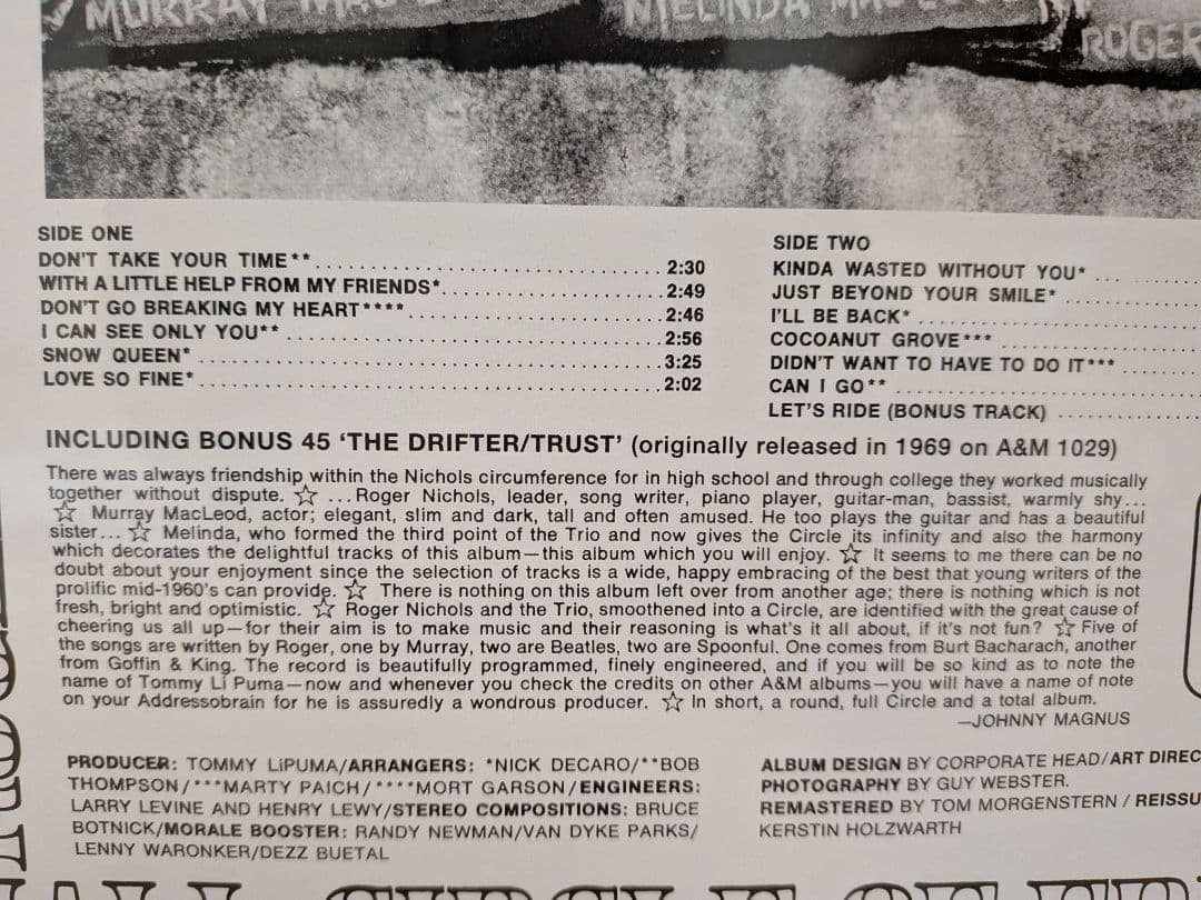未開封 ROGER NICHOLS ロジャー・ニコルス LP+7インチ+CD 帯