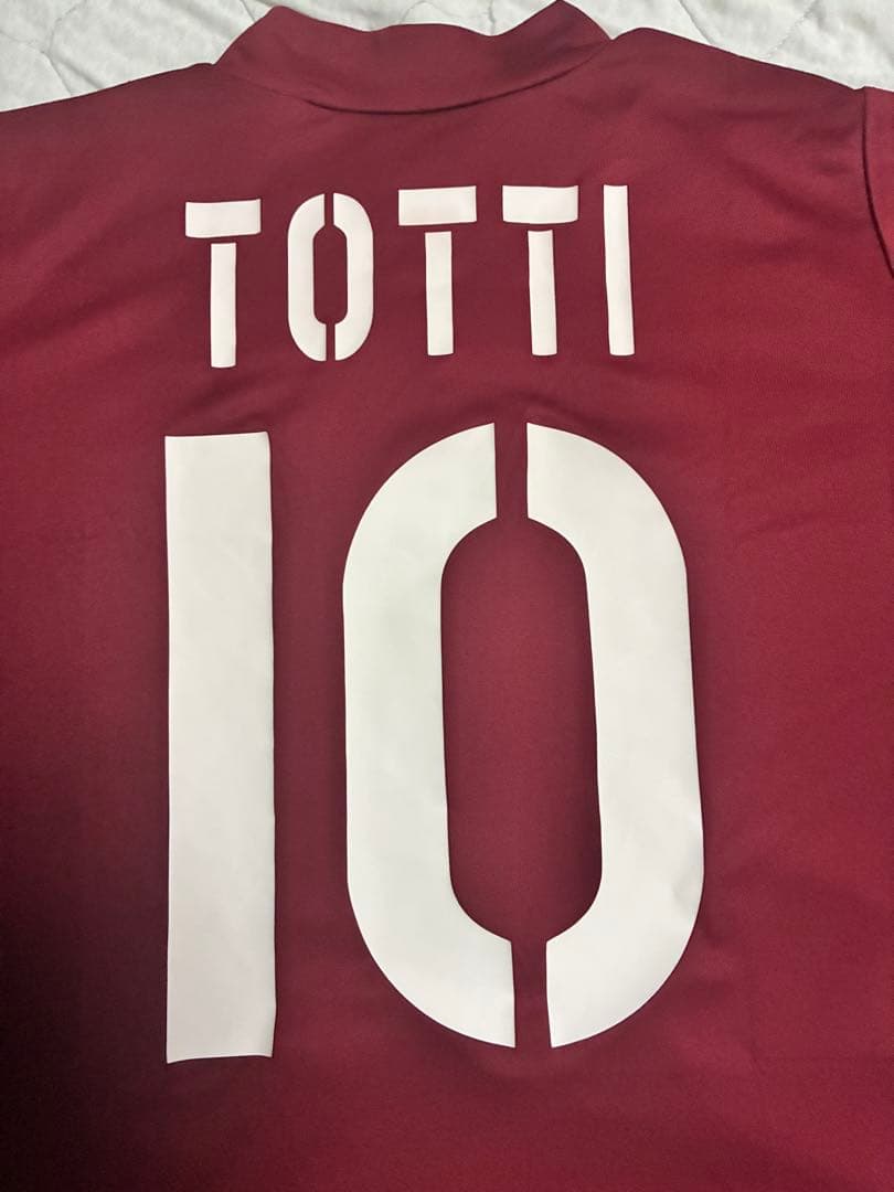 希少　TOTTIトッティー　ローマ　サッカーTシャツ