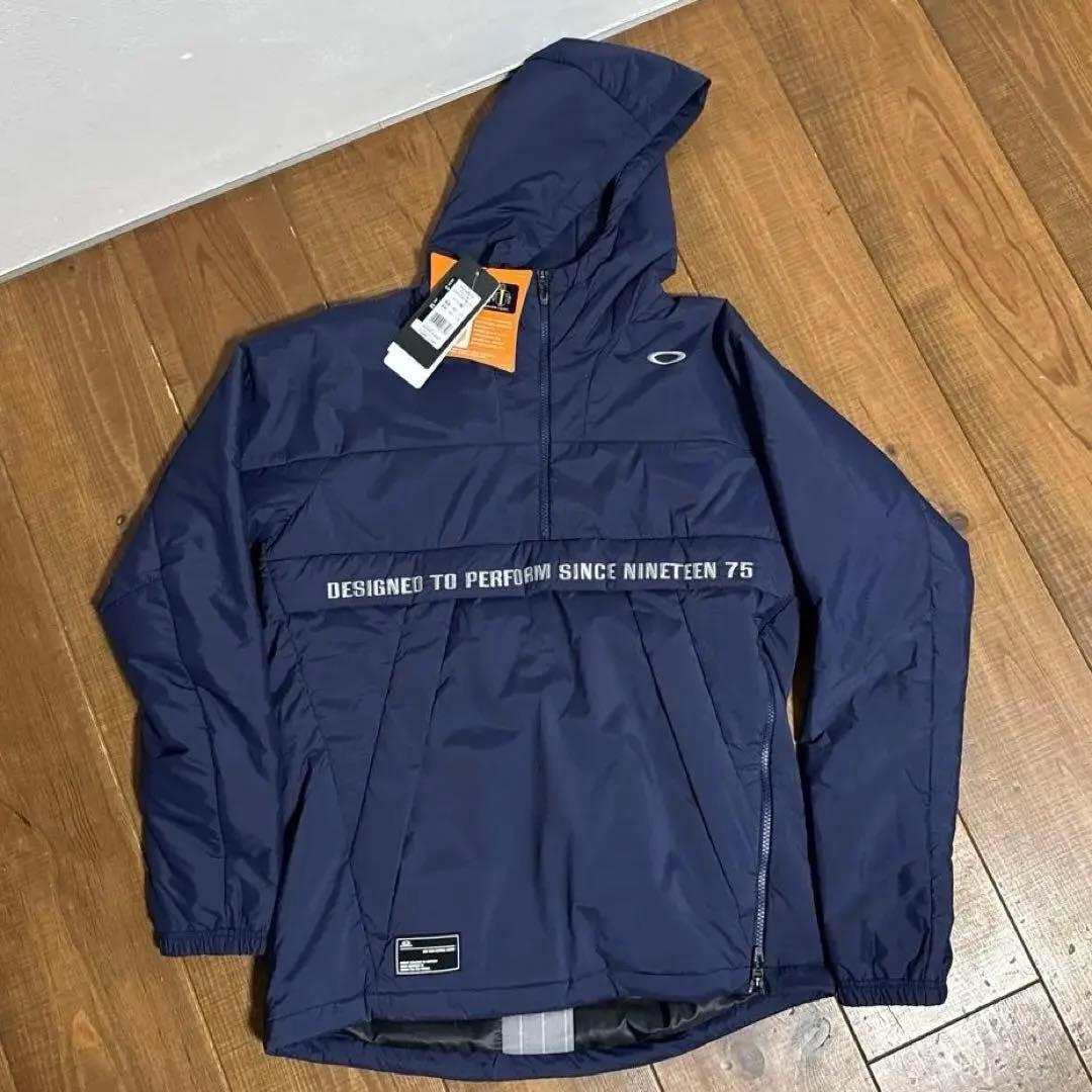 未使用品　オークリー ブルゾン　　Mサイズ　ネイビー　　ハーフジップ