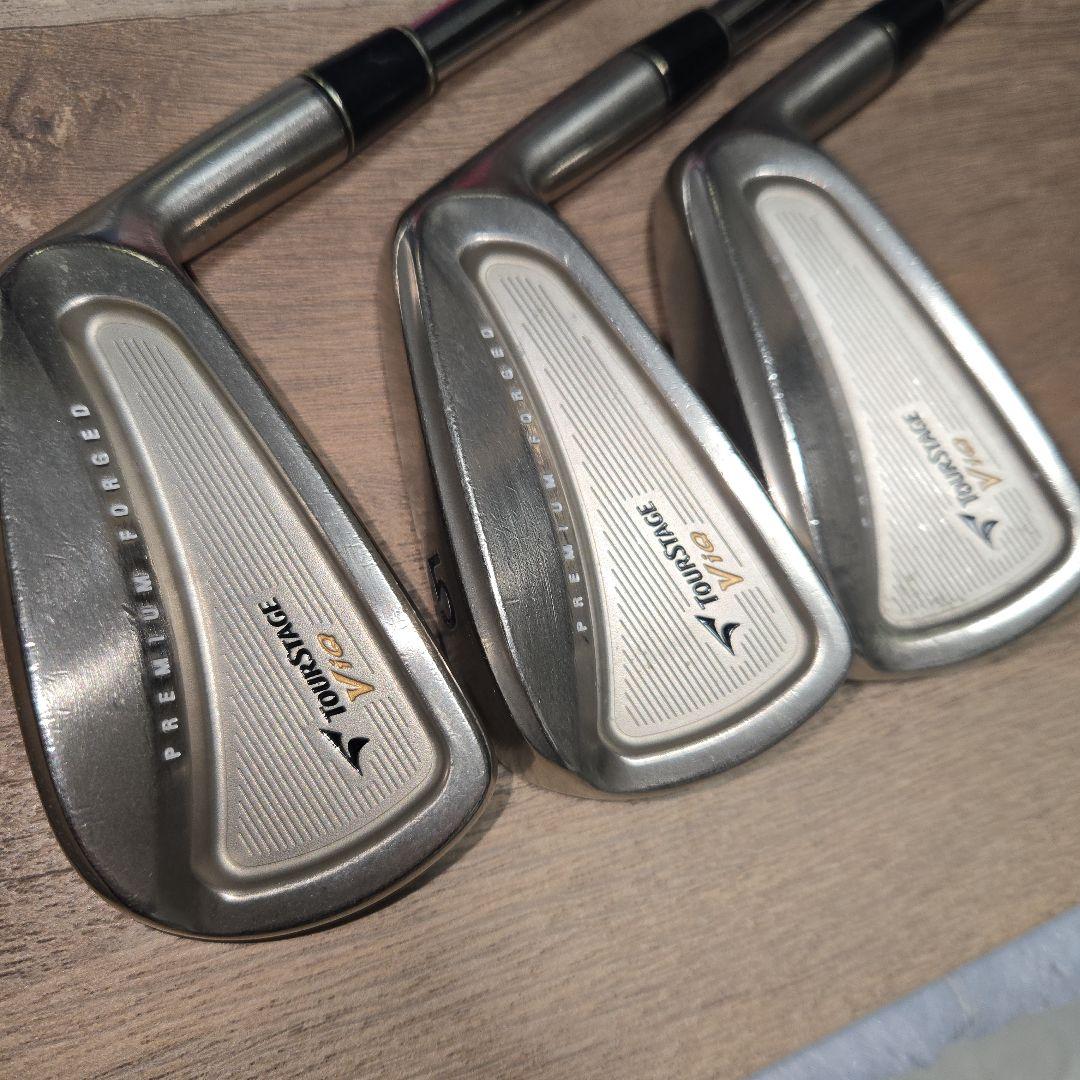 ツアーステージViQフォージド アイアンセット８本組 マーカー&ティー付