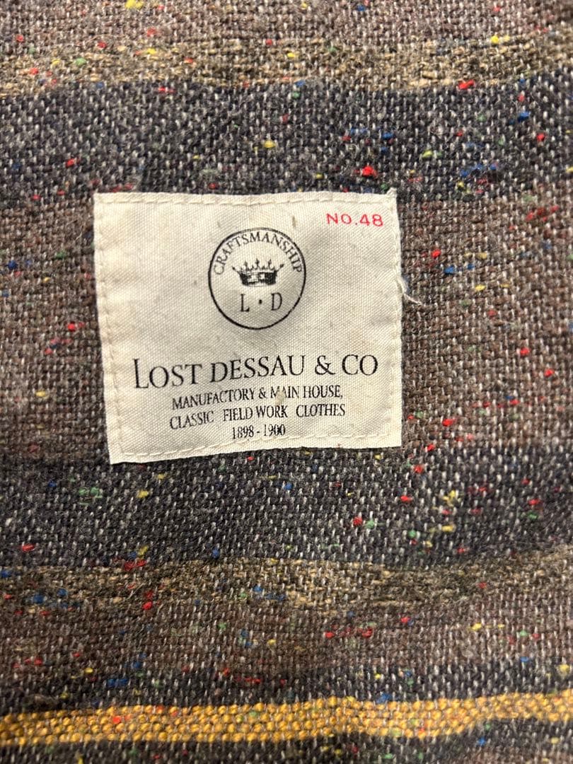 ナノユニバース　デニムジャケット Gジャン 日本製 48 ペイント加工