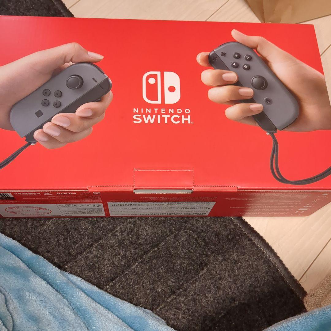 【美品】Nintendo Switch 本体 バッテリー強化モデル　グレー