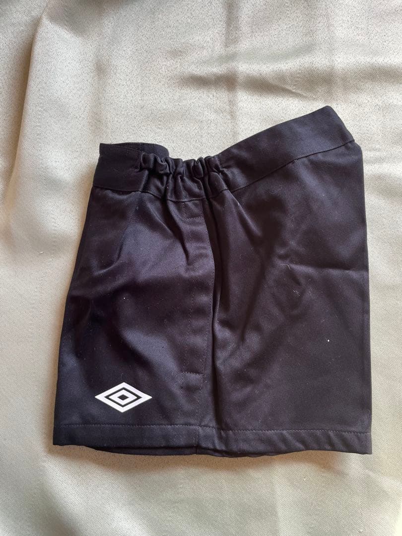 激レア・日本製umbro アンブロ ラグビーパンツ Sサイズ ブラック 短パン