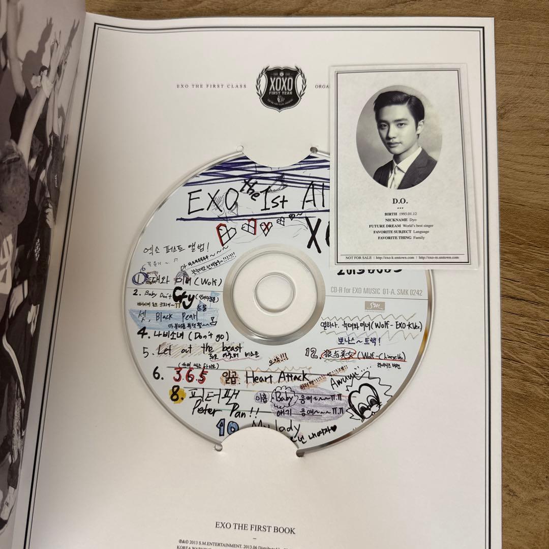 EXO wolf アルバム　korean ver. トレカ付き