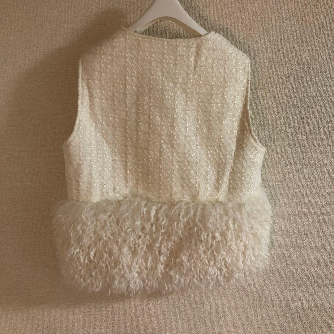 リリレナ ツイード ジレ