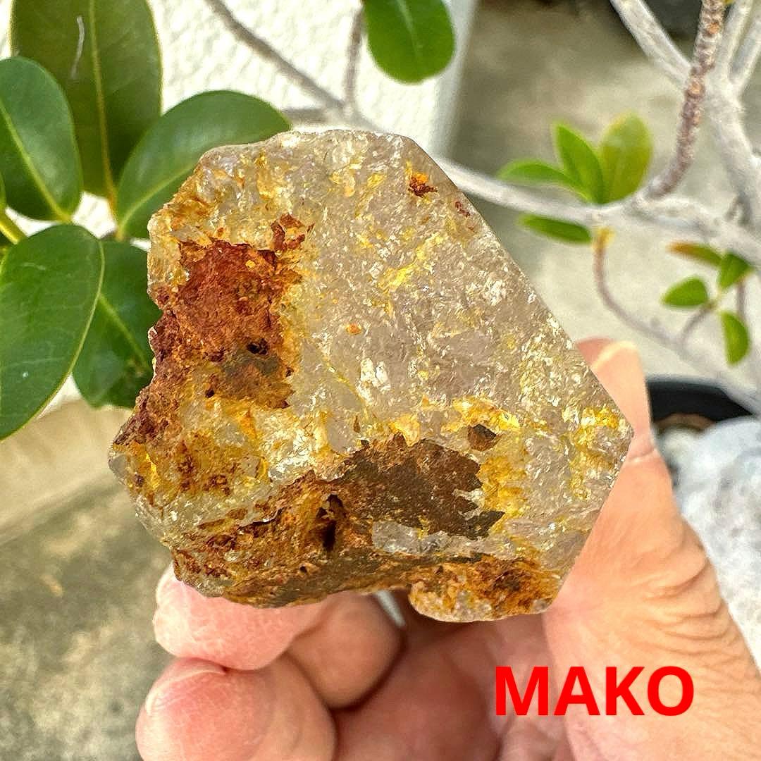 M1952☆ルチルクォーツ原石114g☆天然石　原石