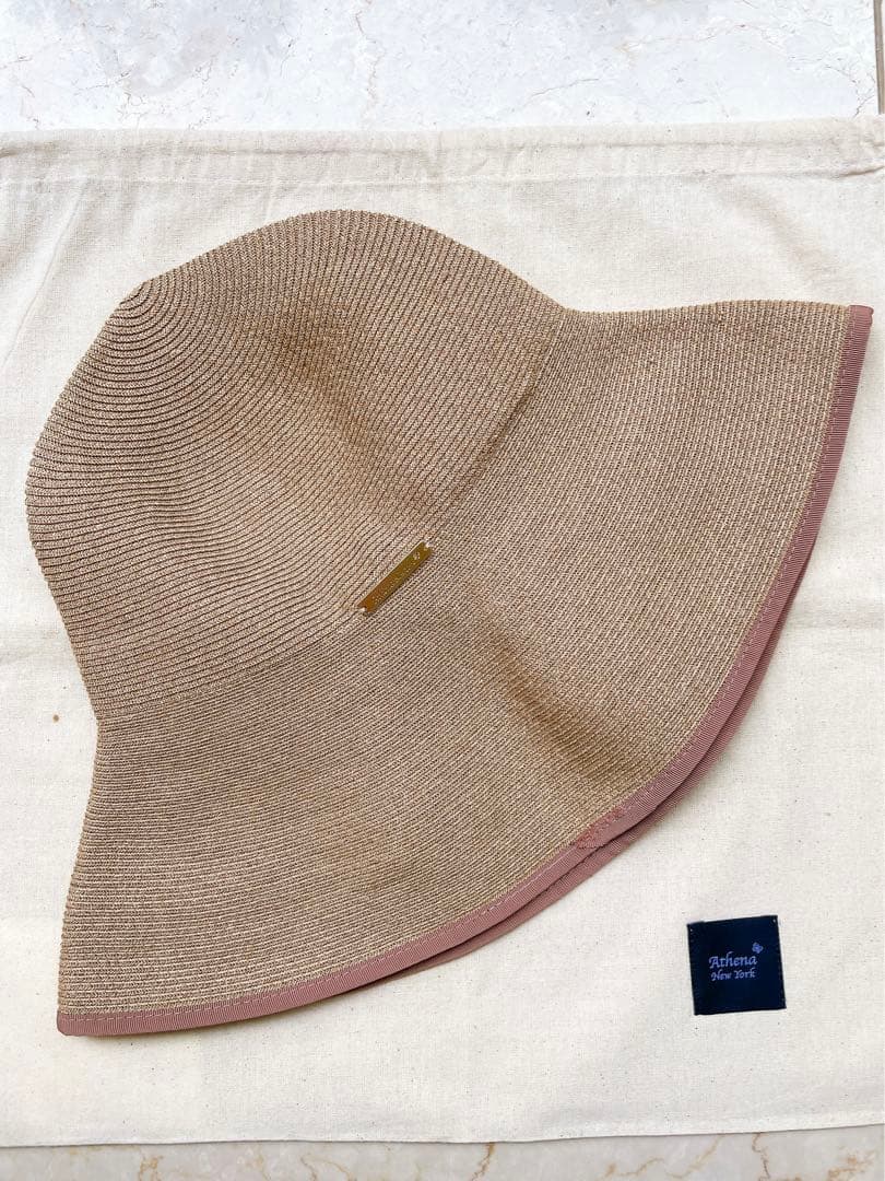 ☆極美品☆ Athena NEW YORK アシーナニューヨーク　麦わら帽子