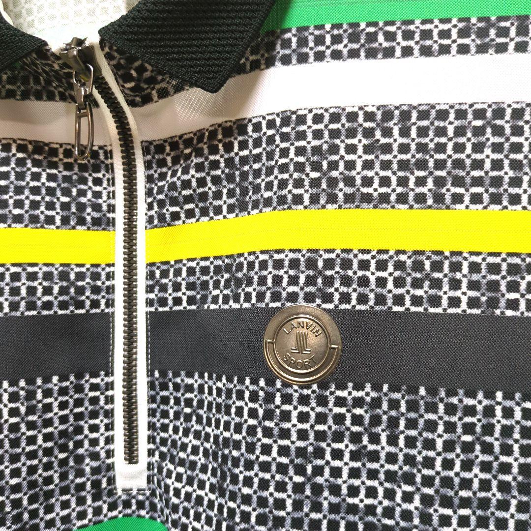 LANVIN ランバンスポール 長袖 ハーフジップシャツ 40 L