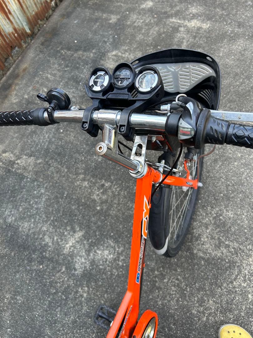 引き取り限定　エンドウ　24インチ　子供用自転車 オレンジ 不具合無し