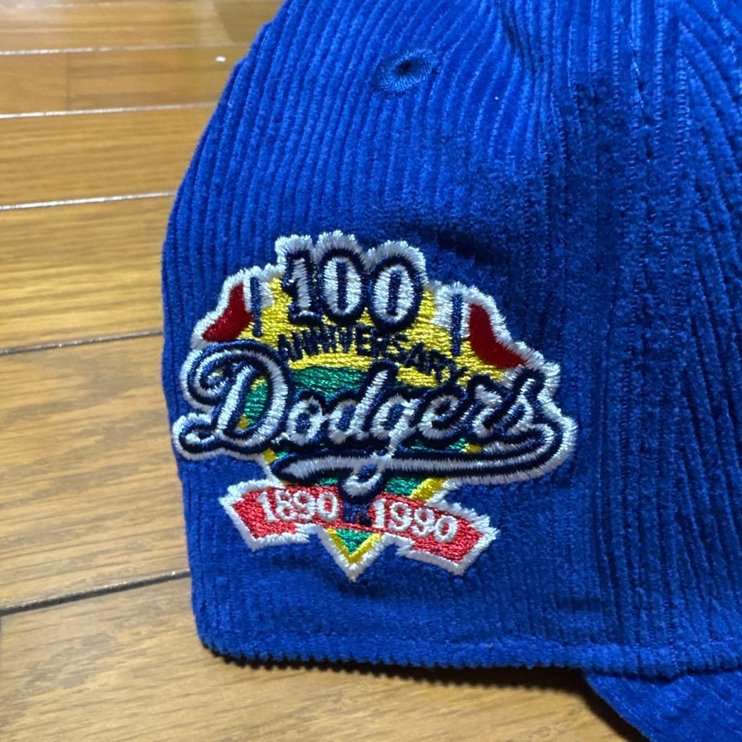 ドジャース　Dodgers 逆ロゴ100周年記念 キャップ 9FORTY