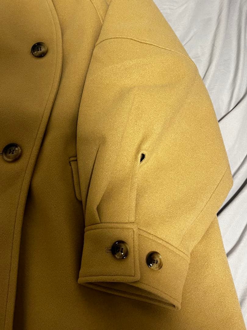 hinari ウェーブデザインミドルコート