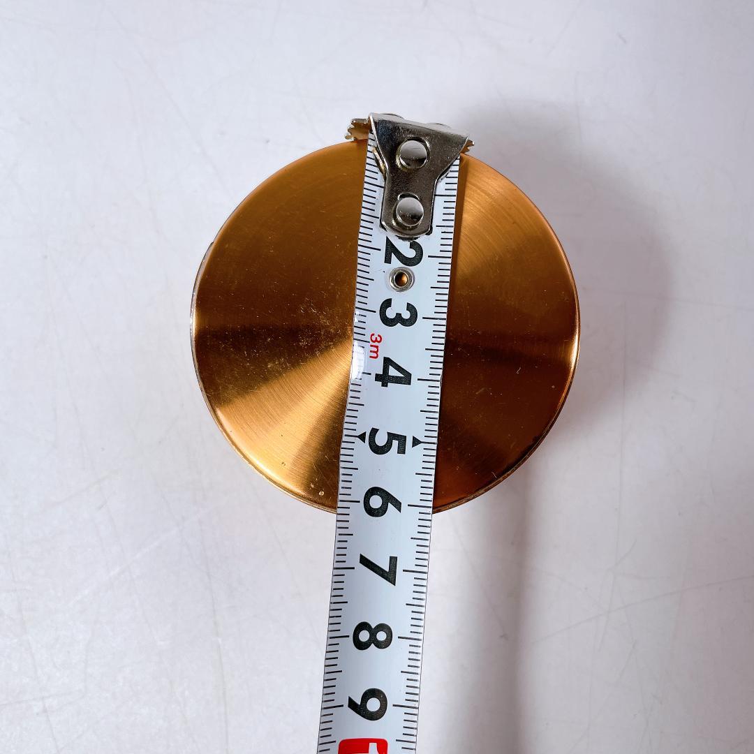 開花堂 銅・真鍮製 茶筒 刻印あり 茶道具 伝統工芸 アンティーク|4486|