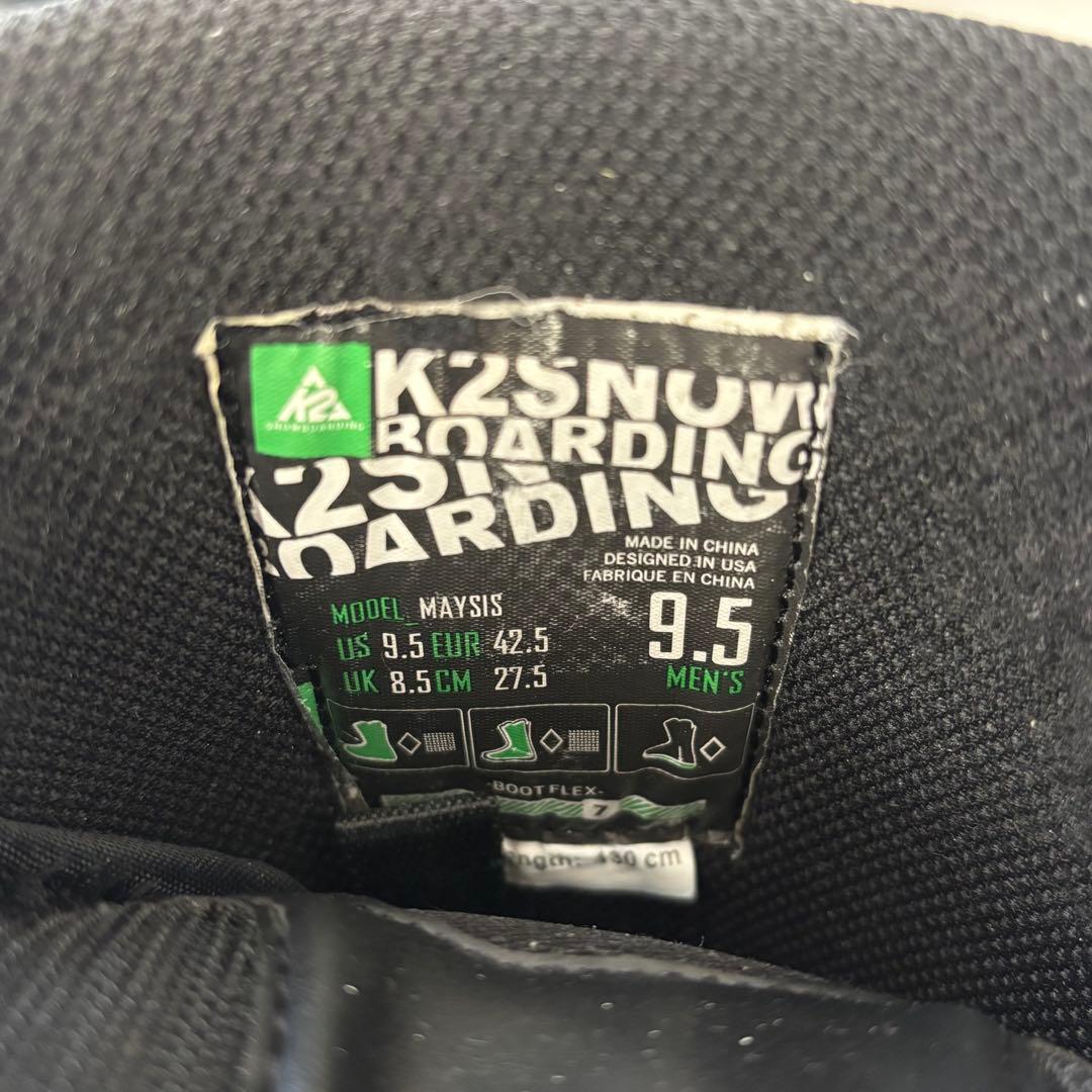K2　MAYSISシリーズ　スノボブーツ　メンズ　27.5cm