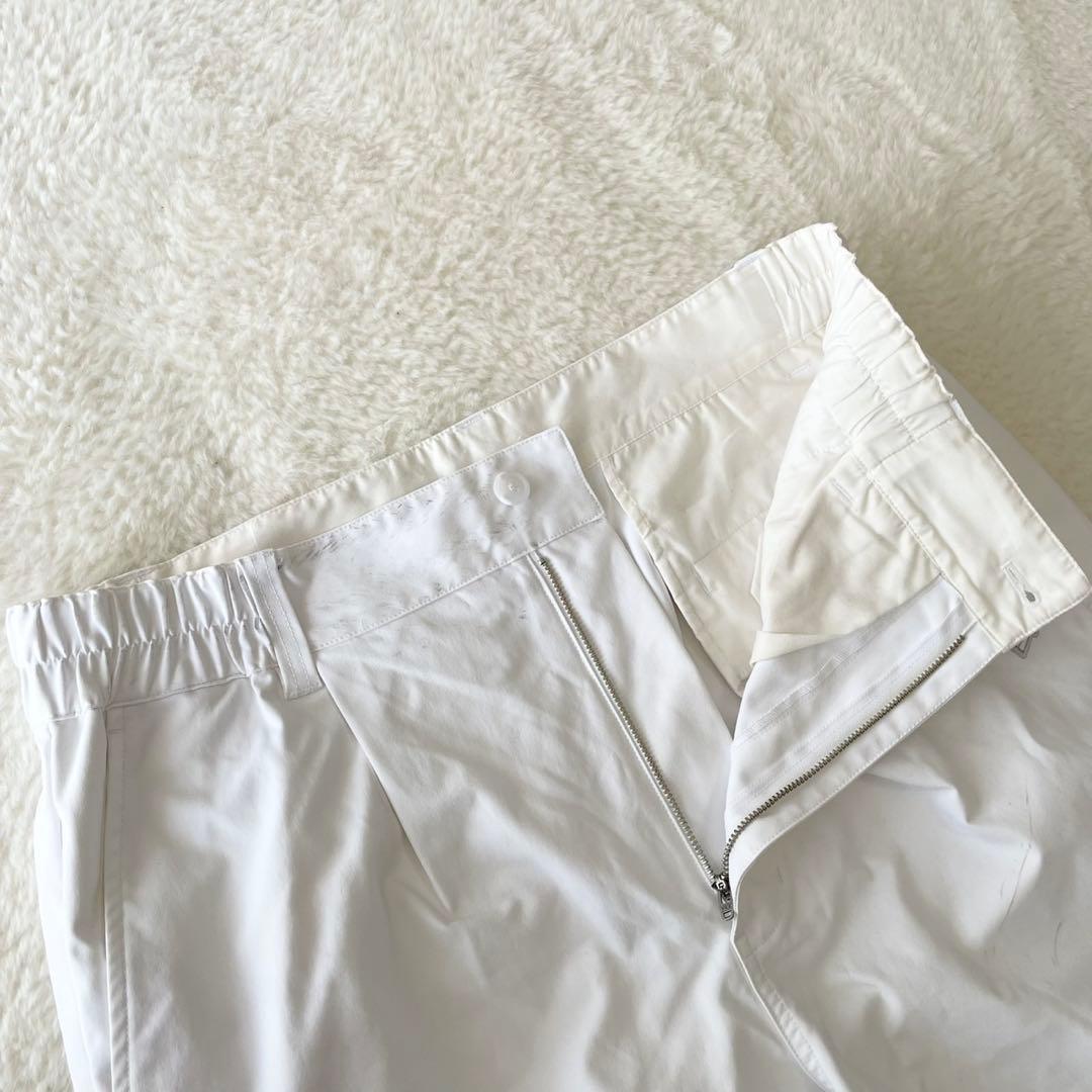 NEWERA ニューエラ パンツ ゴルフ ワイド テーパード ストレッチ 白