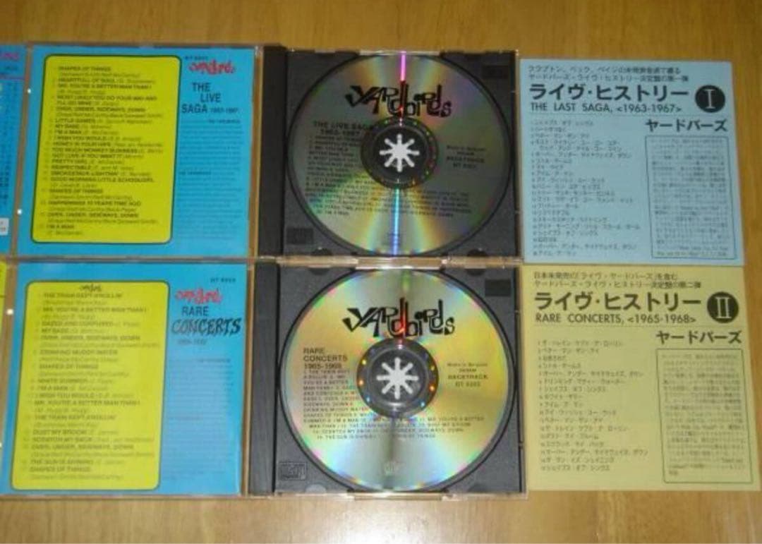 2枚セット！ザ・ヤードバーズ / ライヴ・ヒストリー！1963-1968