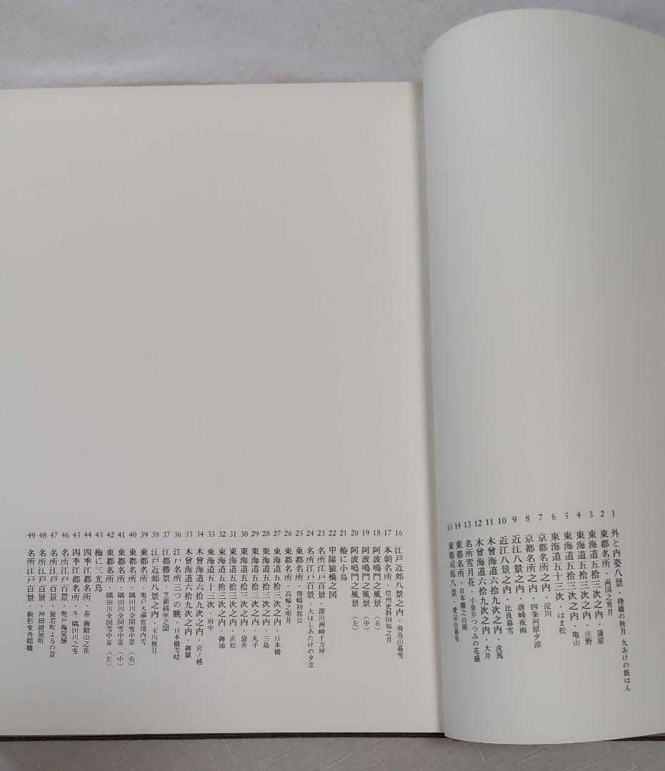 広重　全版画集　第6巻