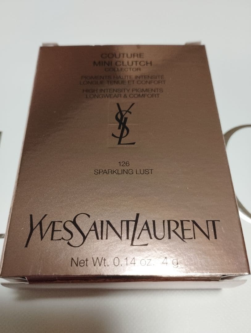 YSL クチュールミニクラッチ コレクター 126 スパークリングラスト
