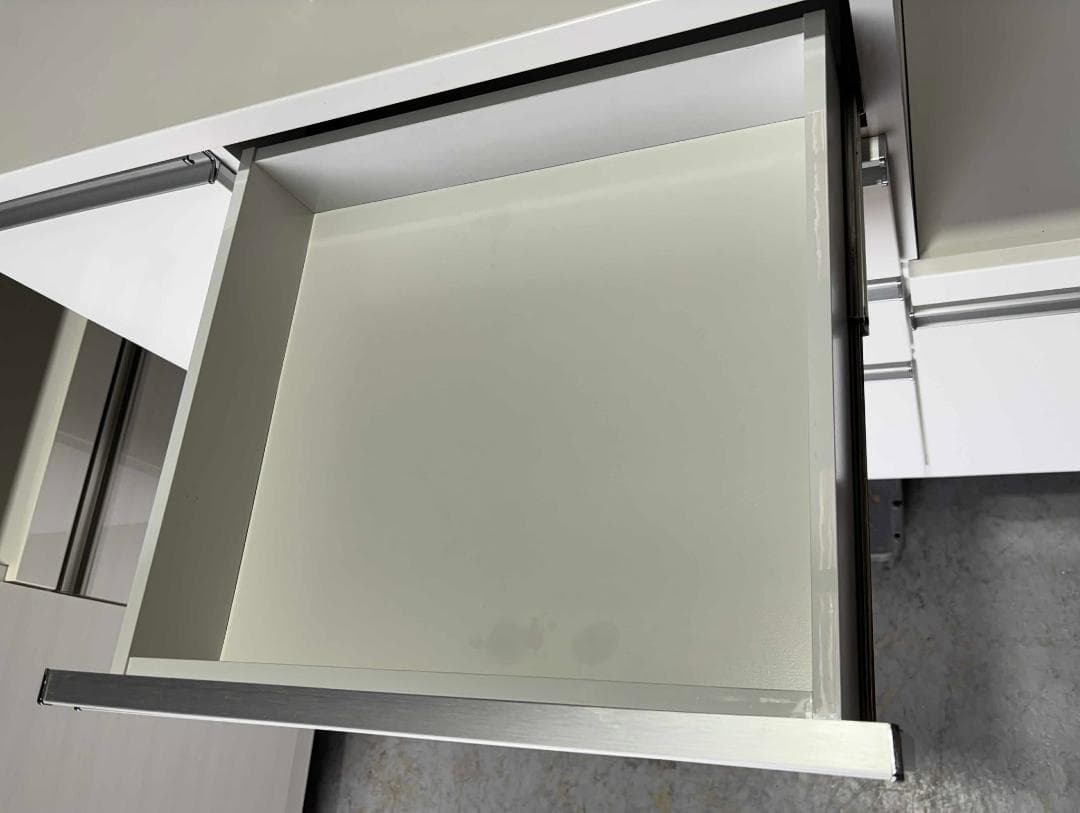 モダン キッチンカウンター、キッチンボード、幅120cm Used/美品