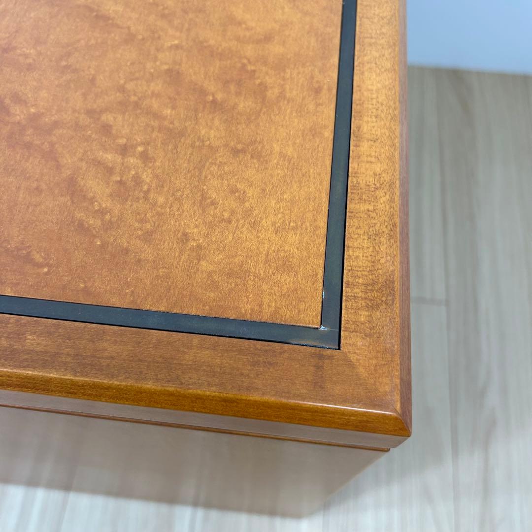 ヴィンテージ　木製　センターテーブル　キューブ　四角　ローテーブル　スクエア