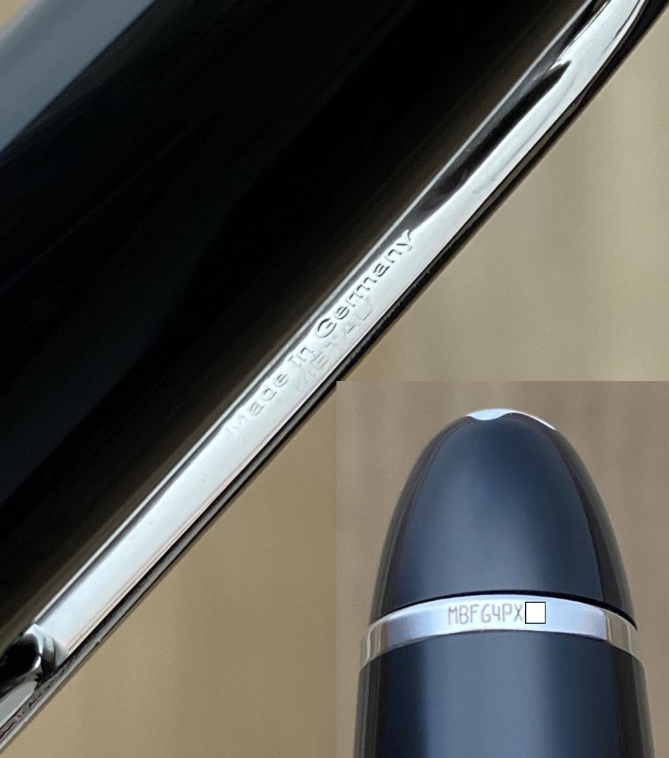 現行品 未使用に近い モンブラン ルグラン P161プラチナ ボールペン 保証書