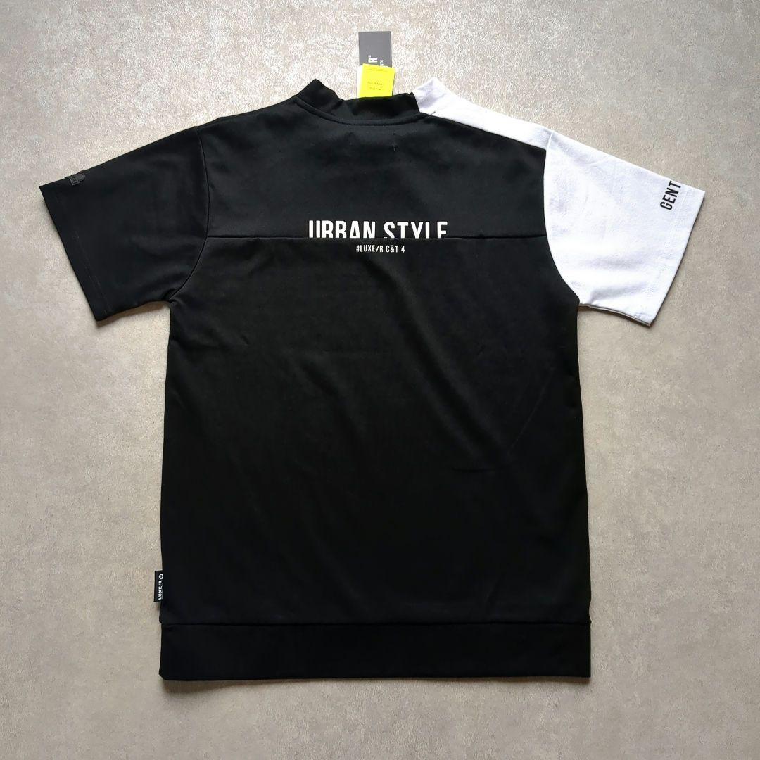 【完売品】　LUXE/R 　ラグジュ　メンズ　ゴルフシャツ 　М　半袖　ブラック