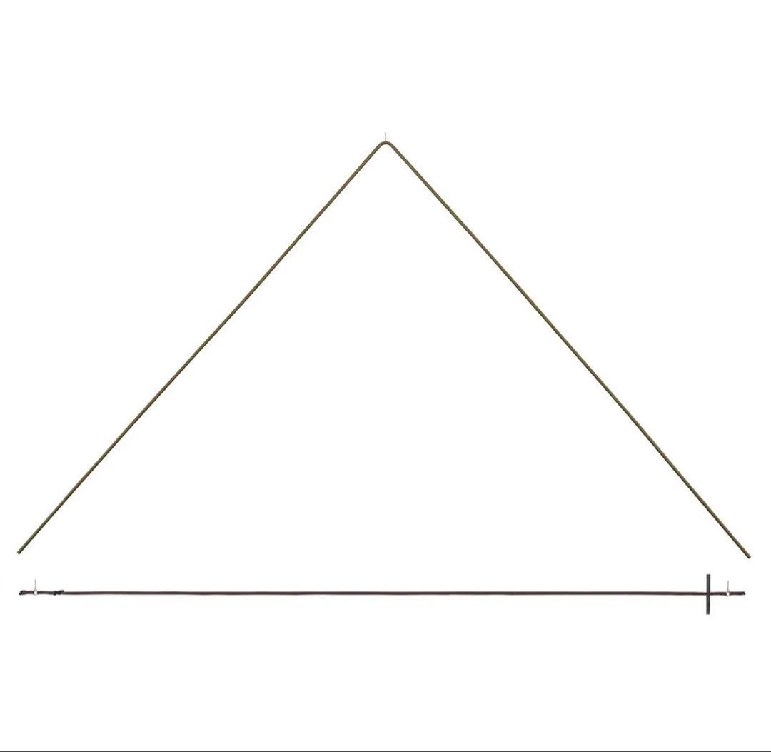 LOGOS　タープVポール　キャンプ　ポール　アウトドア