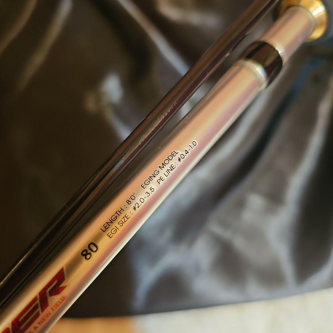 A-4 エギングロッド　リール　新品peライン0.6号着用