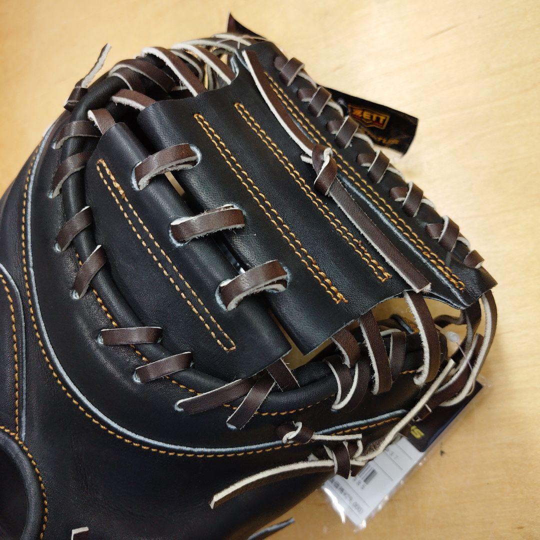 【未使用】定価￥31900 ZETTプロステ軟式捕手用ブラック✕ダークブラウン