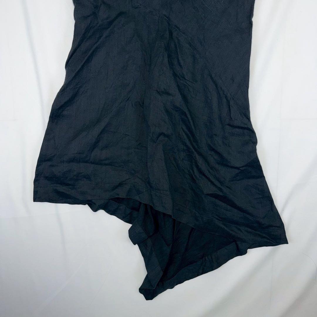 希少 COMME des GARCONS リネン 変形 アシンメトリー