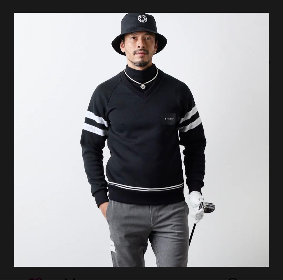 バンデルBANDELレイヤードハイネックニットM