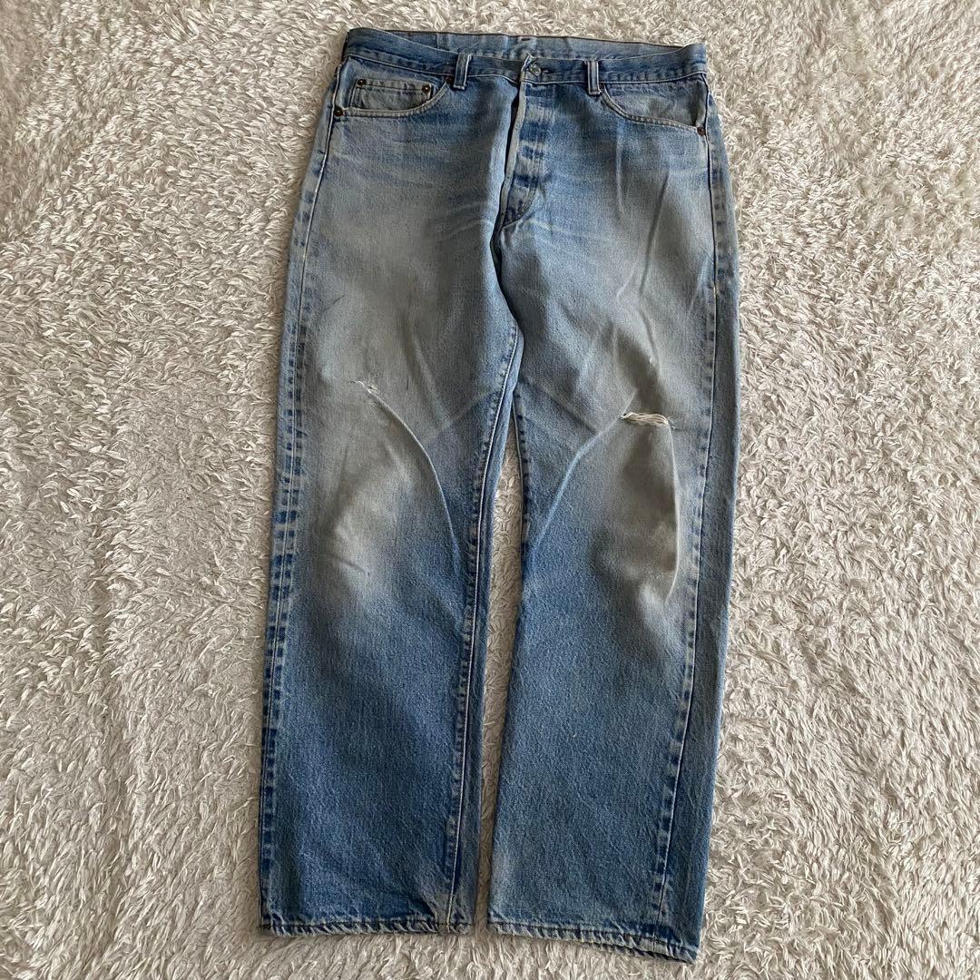 80s/W36 リーバイス 501 レッドライン 赤耳 クロカン 内股シングル