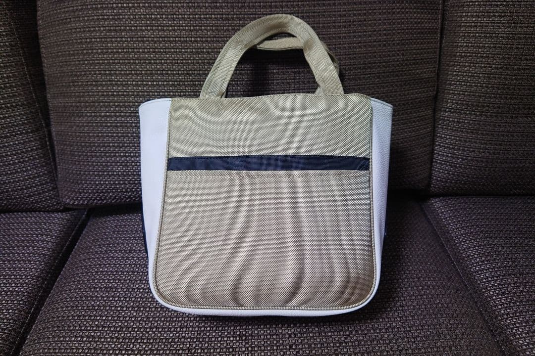 JONES トートバッグ ベージュ・ホワイト