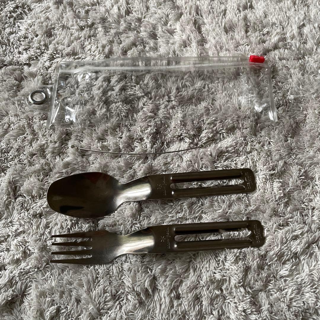 ⭐︎廃盤品⭐︎スノーピーク　チタンカトラリーセット　 peak