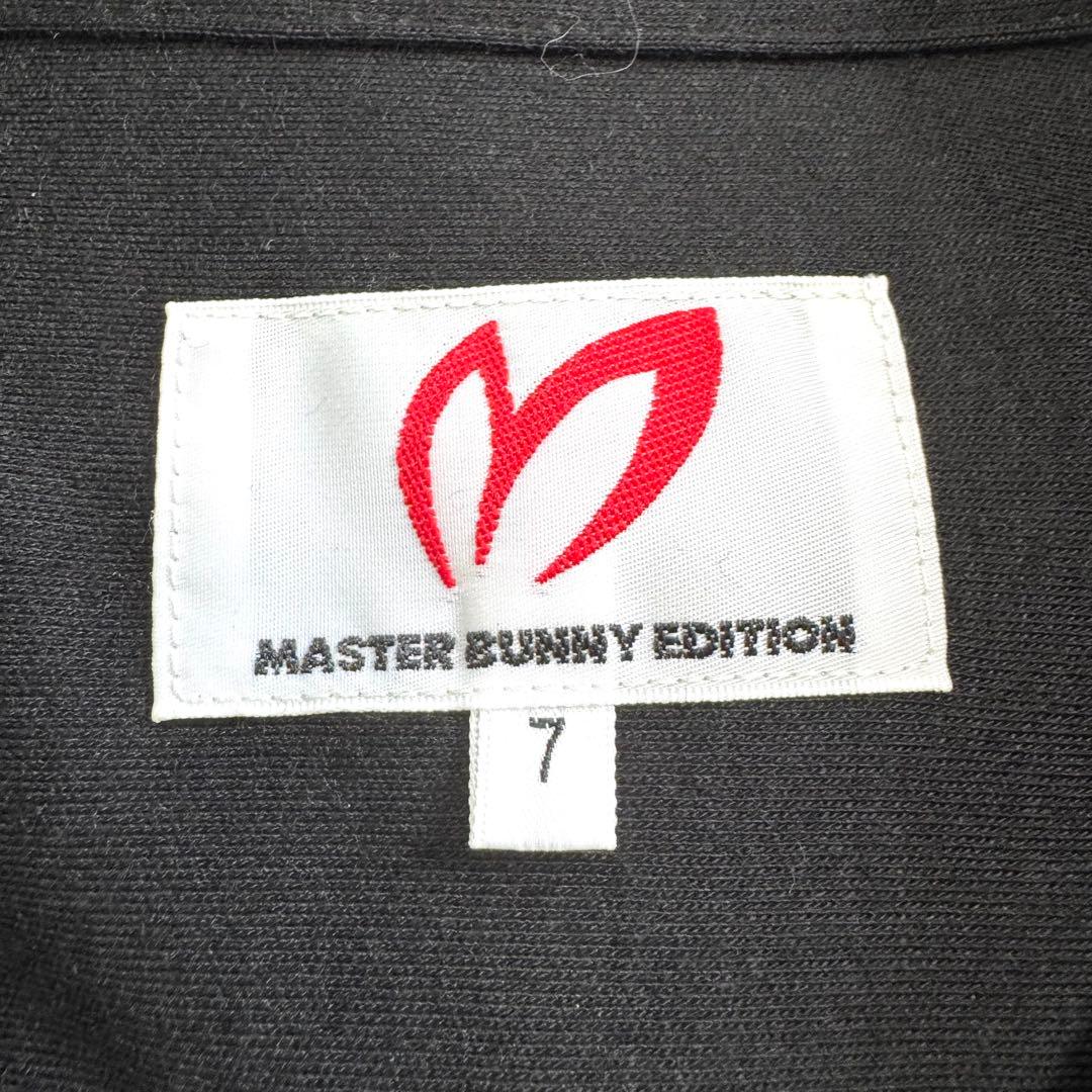 【極美品】マスターバニーエディション　長袖 ポロシャツ　ロゴ刺繍　2XL　黒
